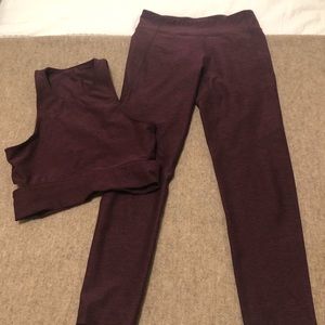 Outdoor Voices Warmup Legging and Slashback Crop